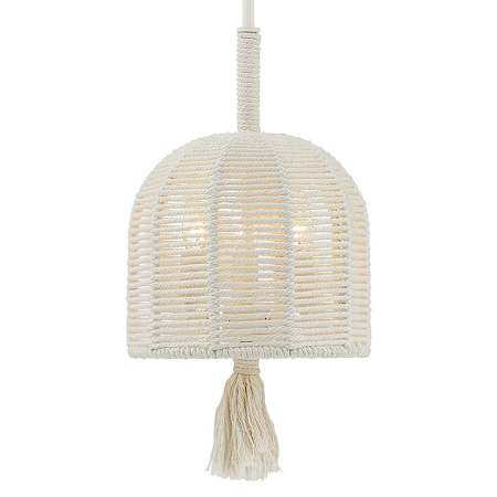 Savoy House Lunara 3 Light 10" Wide Mini Pendant Cotton