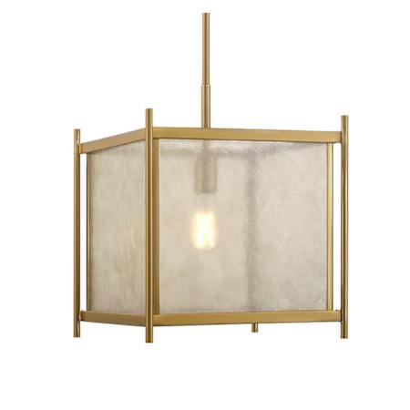Savoy House Jacobs 14" Wide Pendant Warm Brass