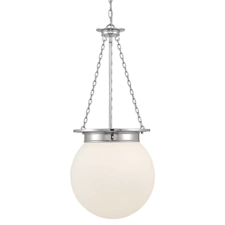 Savoy House Manor 3 Light 14" Wide Pendant Polished Nickel