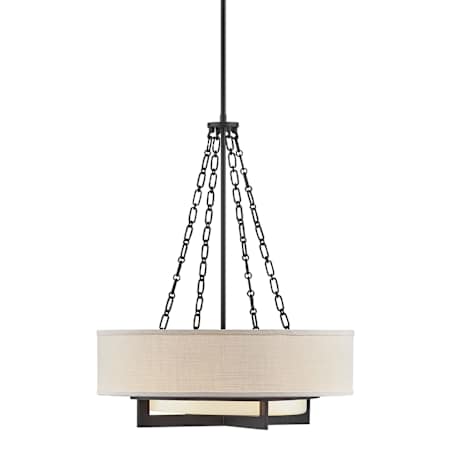 Savoy House Brentwood 4 Light 24" Wide LED Pendant Matte Black