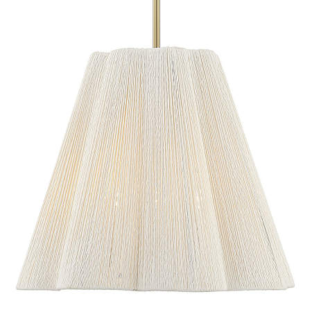 Savoy House Rosa 4 Light 19" Wide Pendant Noble Brass