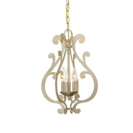 Savoy House Lombard 3 Light 12" Wide Taper Candle Style Chandelier Noble Brass