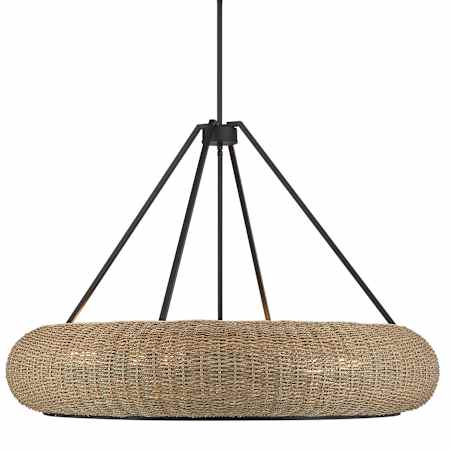 Savoy House Gaia 6 Light 40" Wide Pendant Matte Black