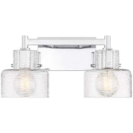 Savoy House Dover 2 Light 17" Wide Vanity Light Chrome