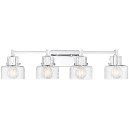 Savoy House Dover 4 Light 33" Wide Vanity Light Chrome