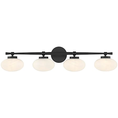 Savoy House Barrow 4 Light 34" Wide Vanity Light Matte Black