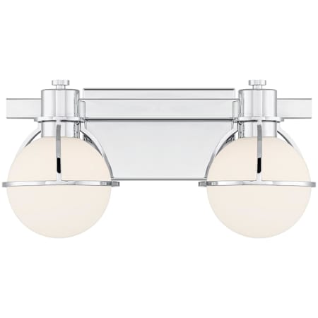 Savoy House Pierce 2 Light 16" Wide Vanity Light Chrome