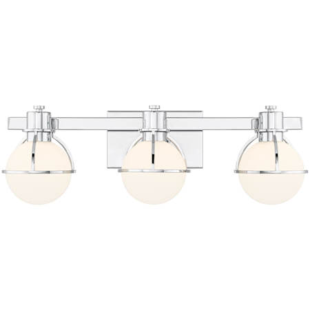 Savoy House Pierce 3 Light 24" Wide Vanity Light Chrome
