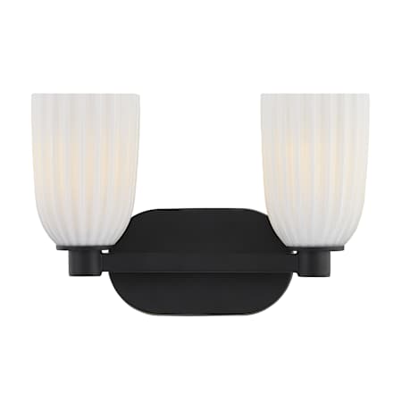 Savoy House Baldwin 2 Light 14" Wide Vanity Light Matte Black