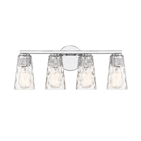 Savoy House Gordon 4 Light 22" Wide Vanity Light Chrome