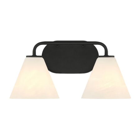 Savoy House Blair 2 Light 16" Wide Vanity Light Matte Black