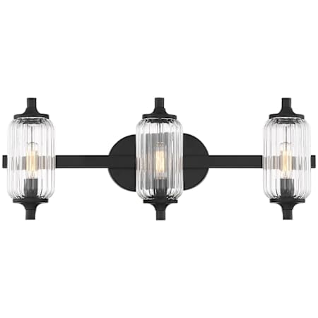 Savoy House Holton 3 Light 24" Wide Vanity Light Matte Black