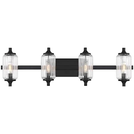 Savoy House Holton 4 Light 32" Wide Vanity Light Matte Black