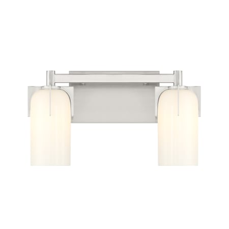 Savoy House Caldwell 2 Light 15" Wide Vanity Light Satin Nickel