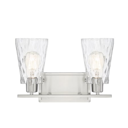 Savoy House Vaughan 2 Light 14" Wide Bathroom Vanity Light Satin Nickel