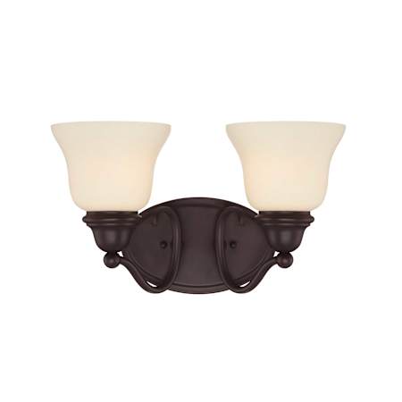 Savoy House Yates 15" Wide 2 Light Bathroom Vanity Light English Bronze