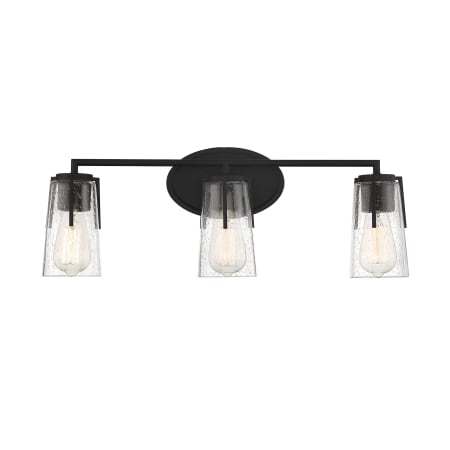 Savoy House Sacremento 3 Light 24" Wide Bathroom Vanity Light Black