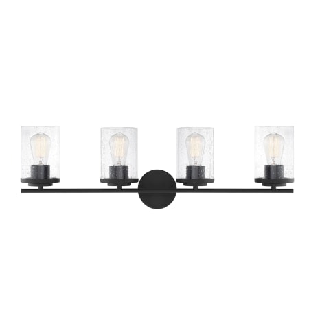 Savoy House Marshall 4 Light 31" Wide Bathroom Vanity Light Matte Black