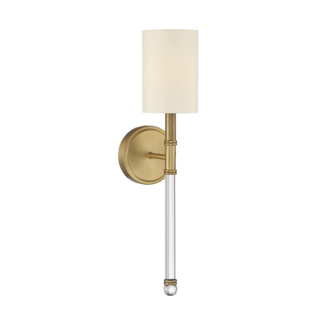 Savoy House Fremont Single Light Wall Sconce Warm Brass
