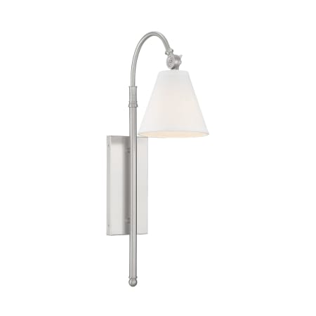 Savoy House Rutland 25" Tall Wall Sconce Satin Nickel