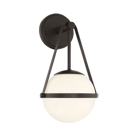 Savoy House Polson 16" Tall Wall Sconce Matte Black