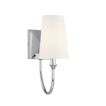 Savoy House Cameron 13" Tall Wall Sconce Polished Nickel