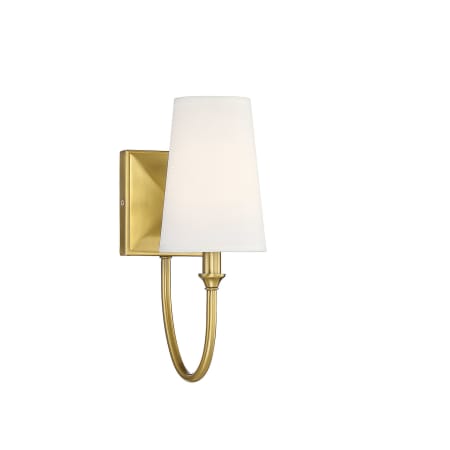 Savoy House Cameron 13" Tall Wall Sconce Warm Brass