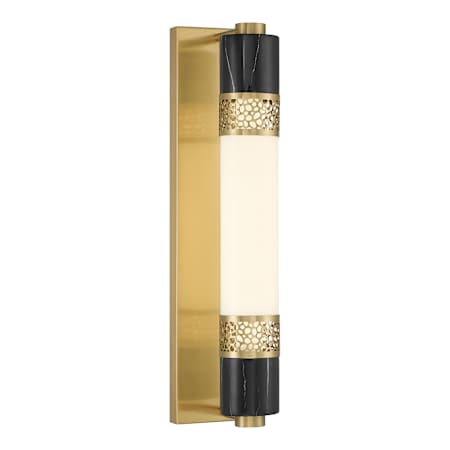 Savoy House Farrell 21" Tall LED Wall Sconce Warm Brass