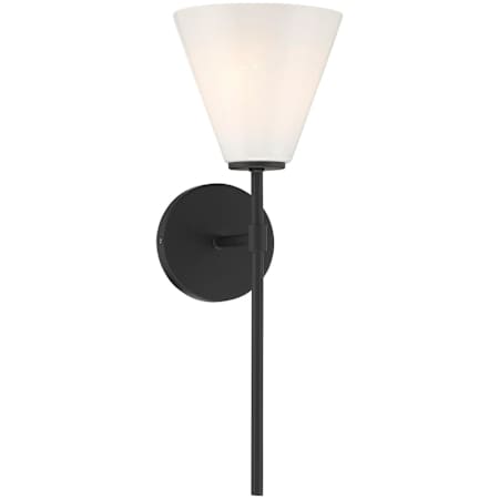 Savoy House Blair 18" Tall Bathroom Sconce Matte Black
