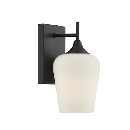 Savoy House Octave 10" Tall Bathroom Sconce Matte Black