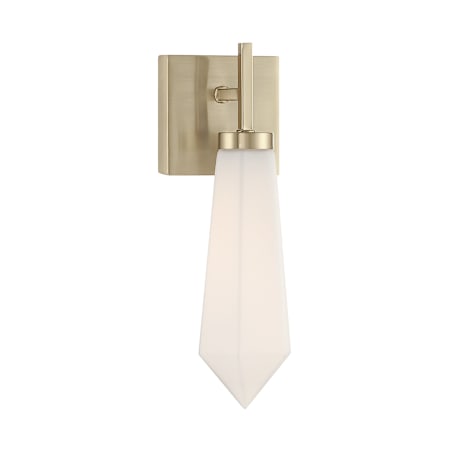 Savoy House Leland 14" Tall LED Wall Sconce Noble Brass
