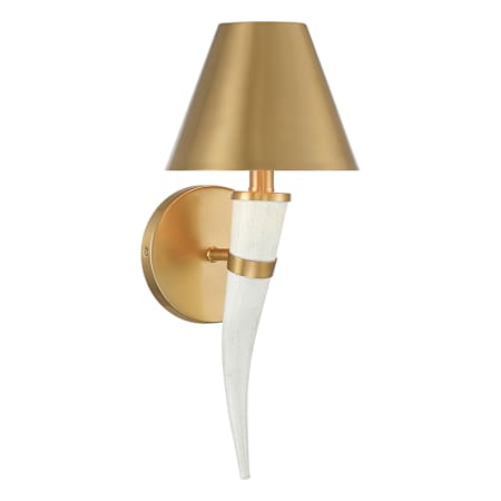 Savoy House Hearne 16" Tall Wall Sconce Warm Brass