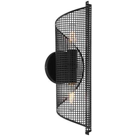 Savoy House Hillbourne 20" Tall Bathroom Sconce Matte Black