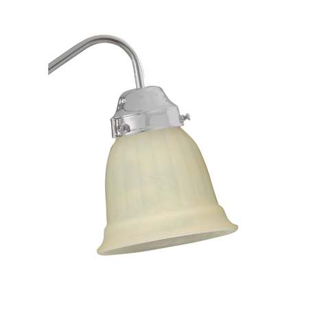 Savoy House White or Cream Marble Bell Glass Shade for the Savoy House FLC418 and FLC419 Ceiling Fan Fitter Light Kits Cream