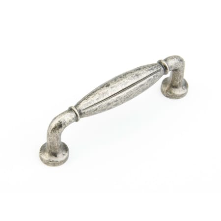 Schaub and Company Siena 3-3/4" Center to Center Rustic Farmhouse Knuckled Cabinet Handle Pull Vibra Nickel