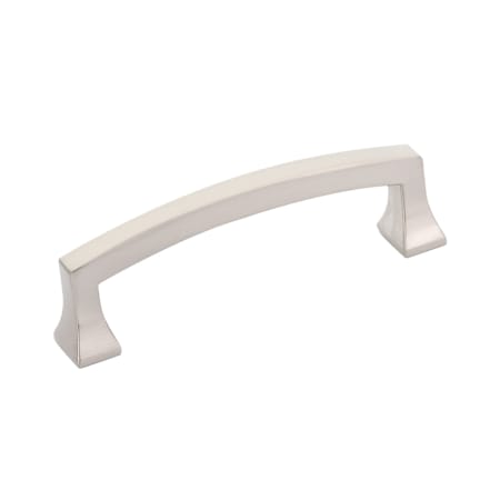 Schaub and Company Menlo Park 4" Center to Center Soft Corner Square Cabinet Handle / Drawer Pull Brushed Nickel
