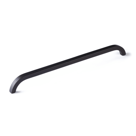 Schaub and Company Turno 12" Center to Center Solid Bronze Modern Rustic Square Arch Large Cabinet Handle / Drawer Pull Black Bronze