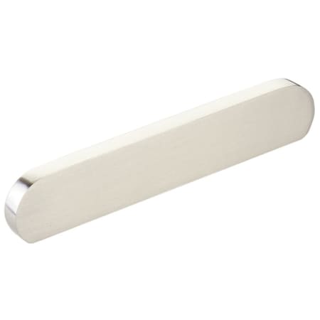 Schaub and Company Cafe Modern 4" or 5" Center to Center Oval Pill Cabinet Pull / Drawer Pull - Solid Brass Brushed Nickel