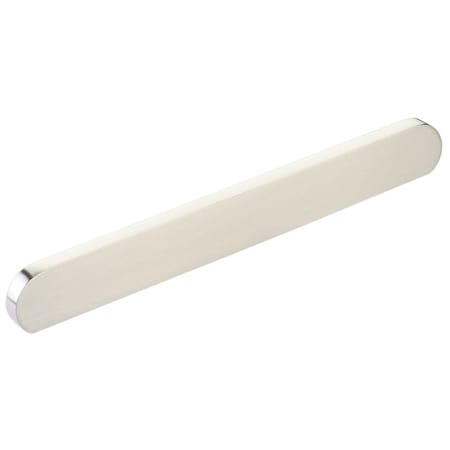 Schaub and Company Cafe Modern 6-5/16" or 8" Center to Center Oval Pill Cabinet Pull / Drawer Pull - Solid Brass Brushed Nickel