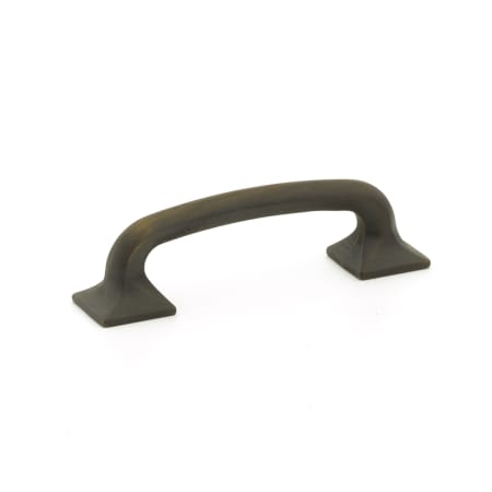 Schaub and Company Northport 3-1/2" Center to Center Contemporary Rounded Handle Cabinet Pull Ancient Bronze