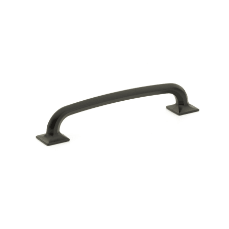 Schaub and Company Northport 6" Center to Center Contemporary Nautical Style Cabinet Handle / Drawer Pull Matte Black