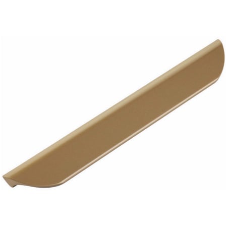 Schaub and Company Suave 7-1/2" Center to Center Modern Curved Tab Style Finger Cabinet Handle / Pull Gold Rande