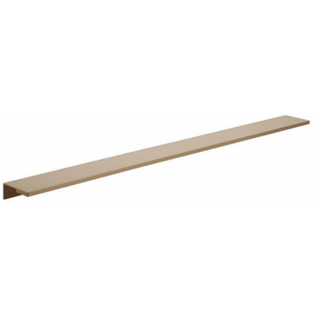Schaub and Company Borde 12-5/8" Center to Center Sleek Modern Finger Tab Large Oversized Cabinet / Drawer Edge Pull Gold Rande