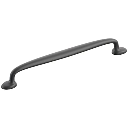Schaub and Company Avenue 8 Inch Center to Center Luxury Farmhouse Solid Brass Cabinet Handle / Drawer Pull Matte Black