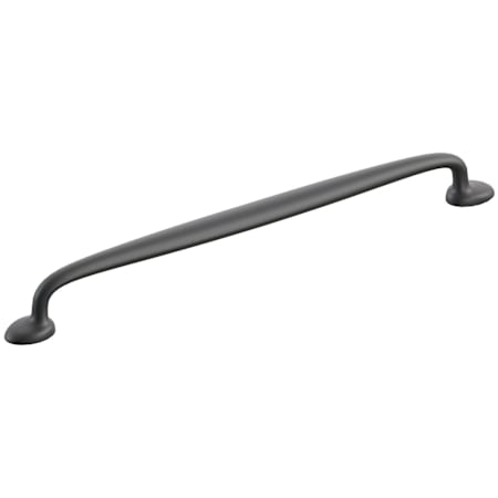 Schaub and Company Avenue 10 Inch Center to Center Luxury Farmhouse Solid Brass Large Cabinet Handle / Drawer Pull Matte Black