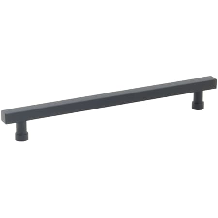 Schaub and Company NOHO 8 Inch Center to Center Solid Brass Modern Square Bar Cabinet Handle / Drawer Bar Pull Matte Black