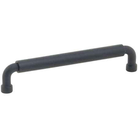 Schaub and Company NOHO 6 Inch Center to Center Luxury Solid Brass Single Barrel Cabinet Handle / Drawer Pull Matte Black