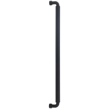 Schaub and Company NOHO 18 Inch Center to Center Luxury Solid Brass Single Barrel Appliance Handle / Pull Matte Black