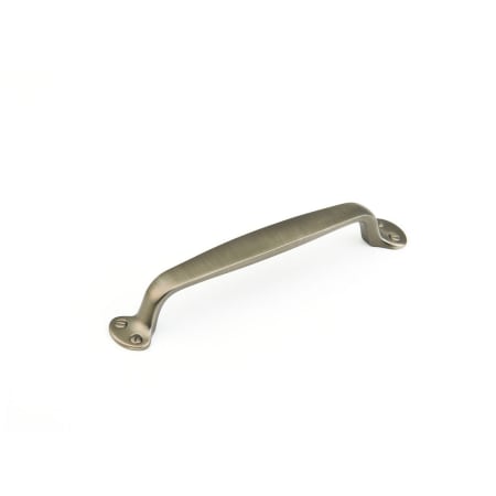 Schaub and Company Country 6" Center to Center Solid Brass Traditional Handle Cabinet Pulls - 25 Pack Antique Nickel