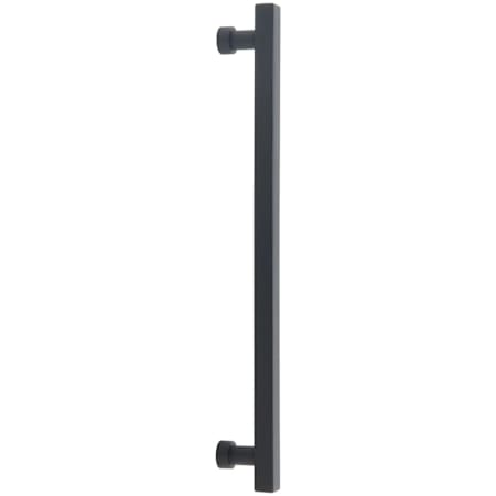 Schaub and Company NOHO 12 Inch Center to Center Concealed Screw Solid Brass Square Bar Appliance Bar Handle / Bar Pull Matte Black